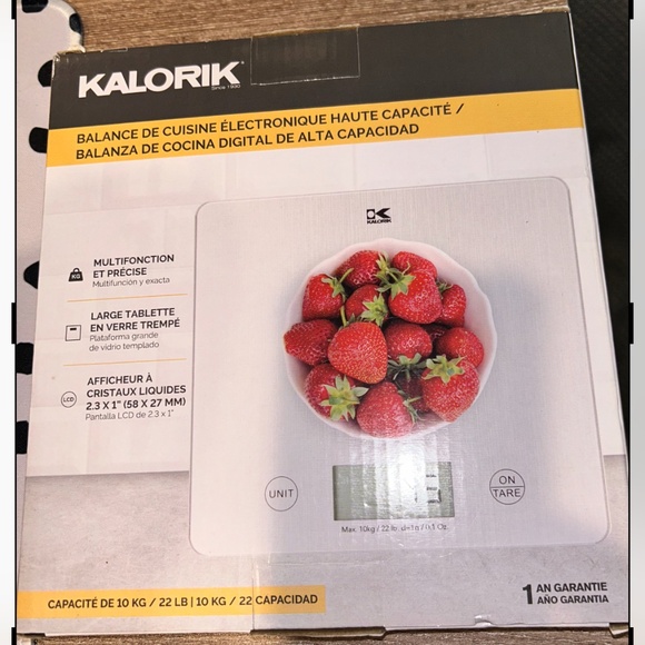 Kalorik XL Digital Kitchen Scale - Picture 2 of 5